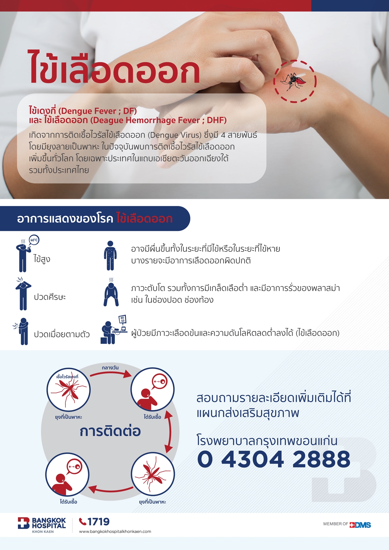 อาการของโรคไข้เลือดออก