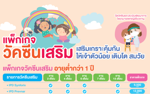 แพ็กเกจวัคซีนเสริม